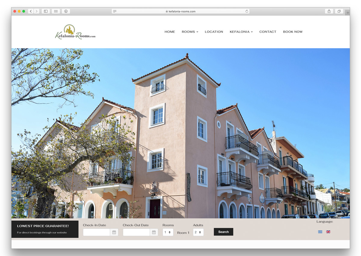 Κατασκευή ιστοσελίδων για ξενοδοχεία - Ιστοσελίδες για Ξενοδοχεία και Βίλες - Σύστημα online κρατήσεων για ξενοδοχεία