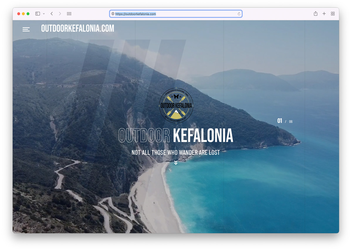 website outdoor activities - websites kefalonia