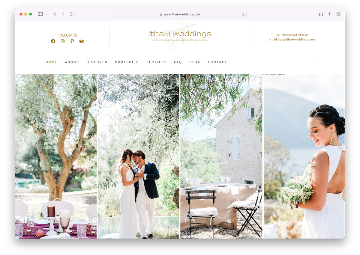 Κατασκευή Ιστοσελίδας Γάμου - Κατασκευή ιστοσελίδας για διοργάνωση γάμων